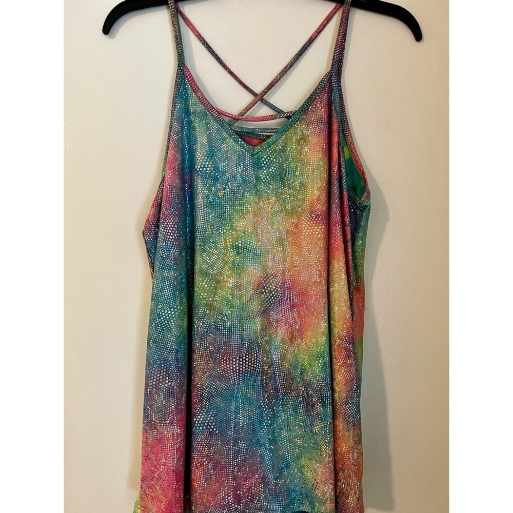 Multicolor Strappy Women's Top